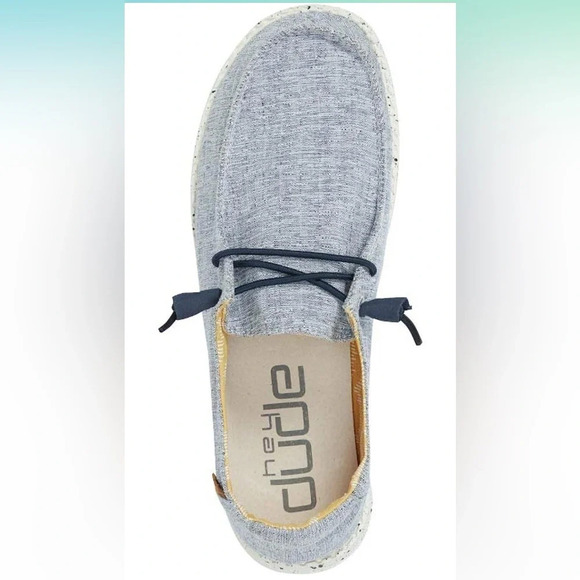 NWT Women’s Wendy Chambray Hey Dudes - Picture 6 of 12